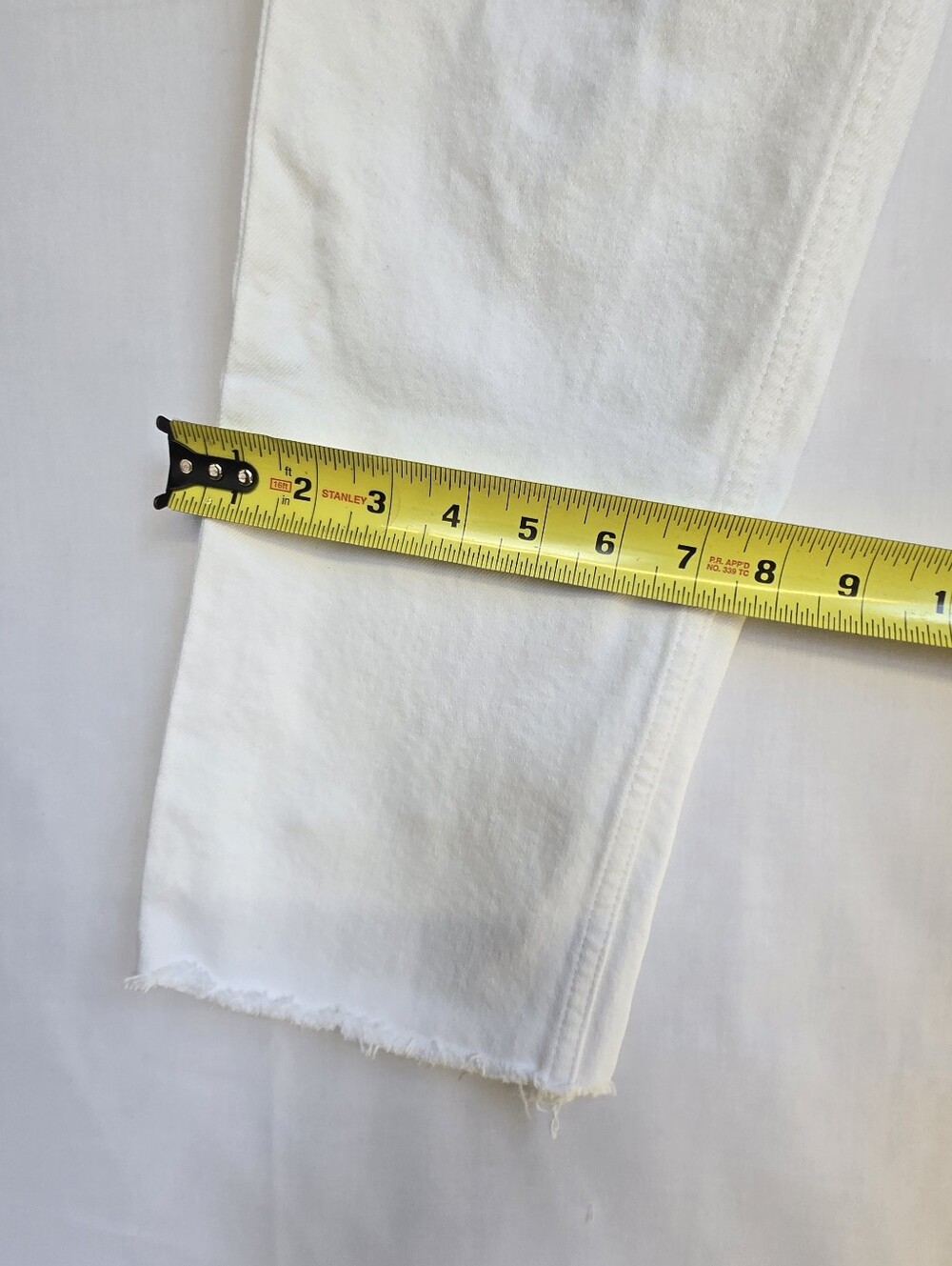 Topshop White Straight Jeans-Size 30w - Picture 7 of 8